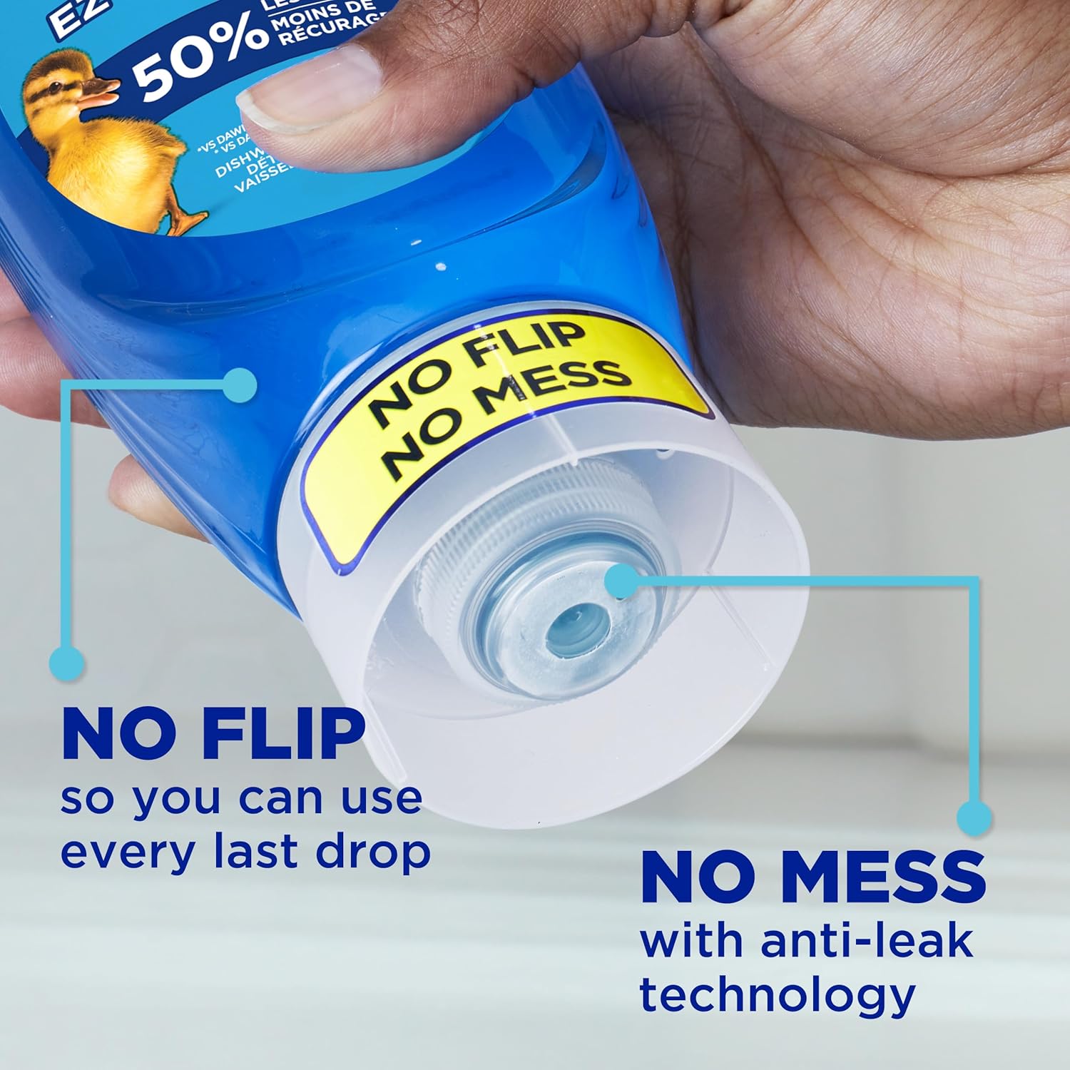 Dawn EZ-Squeeze Ultra Dish Soap Dishwashing Liquid, Original, 22 fl oz (Pack of 2)